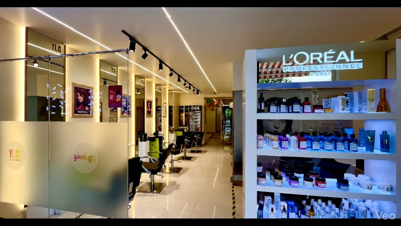 YLG Salon Adyar — luxurious interior